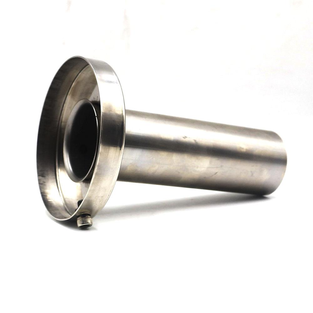 Universal unadjustable 85mm 3.5" /98mm 4'' /110mm 4.5'' Car Stainless Chrome Exhaust Muffler