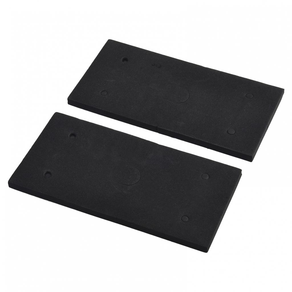Sander Back Pads 18.5x9.3x0.8cm Black Easy Installation