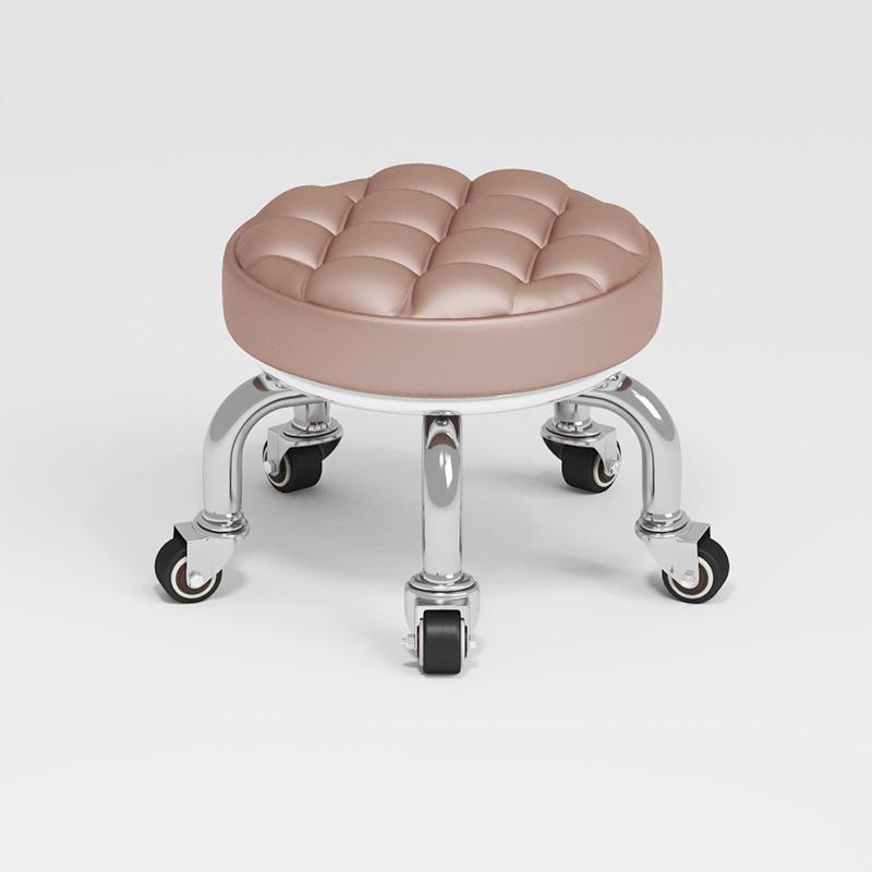 Silent Household Low Stool on Wheels - Multipurpose for Shoe Changing, Baby Moving, and Floor Cleaning