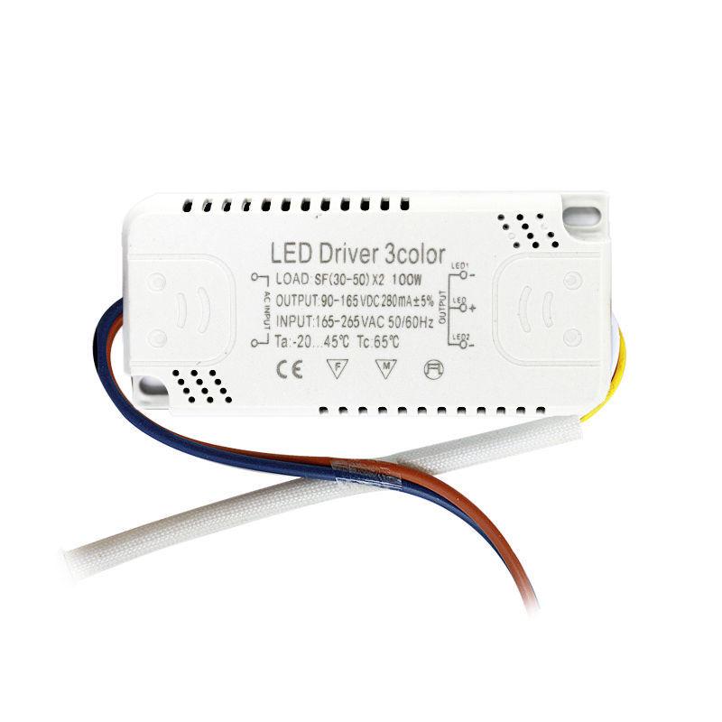 LED Deckenleuchte mit Dreifarben-Dimmung und Universal-Treiber