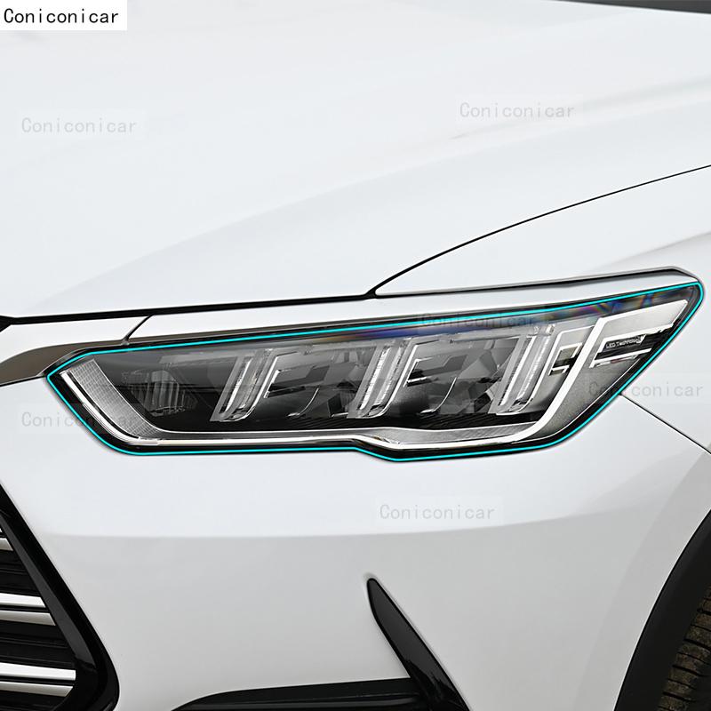 Für BYD SONG PRO 2024 Auto Scheinwerfer Transparent TPU Schutzfolie Frontlicht Tönung Farbwechsel Aufkleber Zubehör