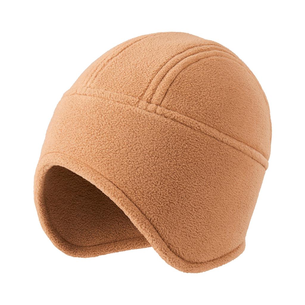Fleece Earmuff Beanie Polar Fleece Winter Hat Windproof Ski Cycling Running Cap for Men Women Outdoor Sports