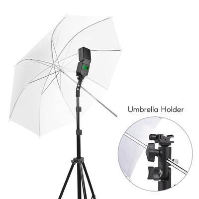 Camera Flash Mount Speedlite Swivel Bracket Flash Stand Bracket with Cold Shoe Mount 1/4 Inch & 3/8