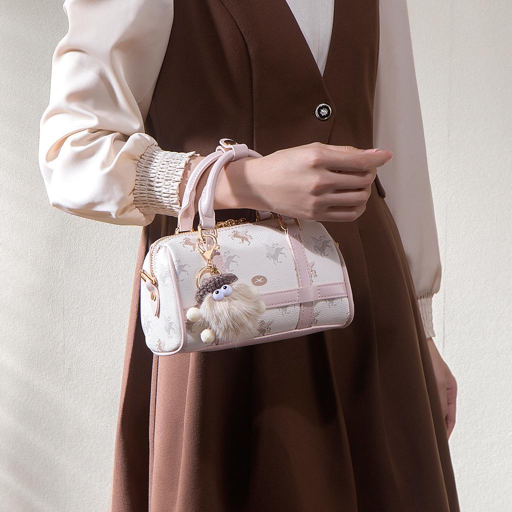 Shell Bag Pegasus Pink, Girlfriend Bag, Gift Bag, Women'S Bag, Handbag, Daily Commute