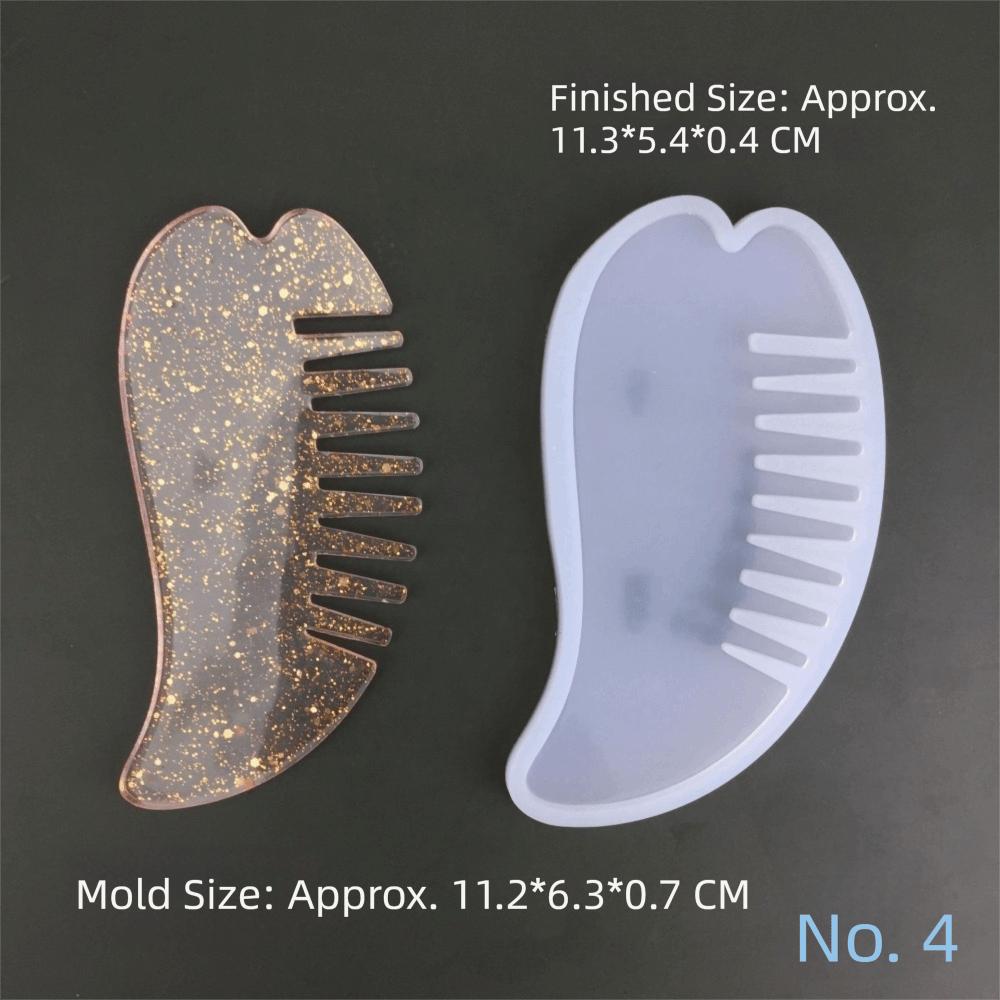 Silicone Comb Mold DIY Craft Epoxy Resin Mould Hair Comb Resin Mold  DIY Jewelry Craft Supplies