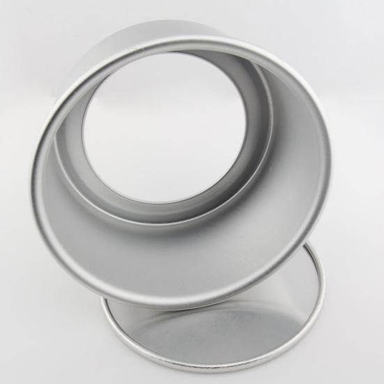 3Pcs/Set 2Inch Cake Baking Pan Useful Removable Bottom Aluminum Alloy Lightweight Round Cheesecake Pan