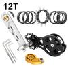 MUQZI Fahrradkassetten-Umrüstsatz 12t-22t Single Speed Kassettenritzel und Kettenspanner für MTB Rennrad