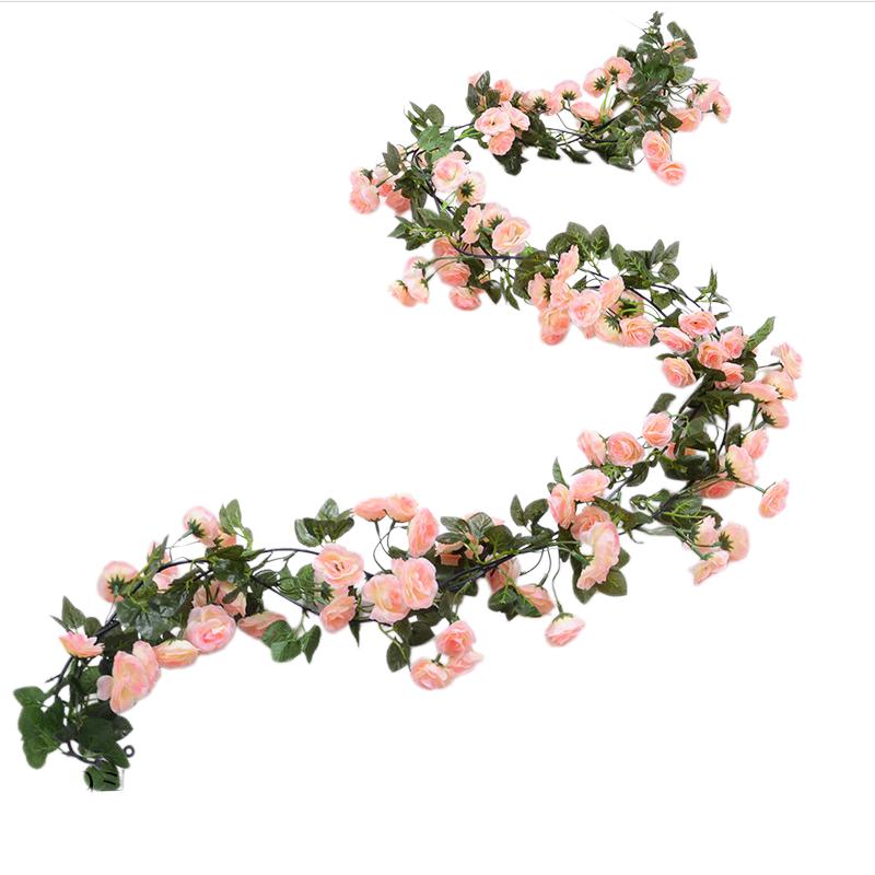 

Artificial Pink Rose Garland