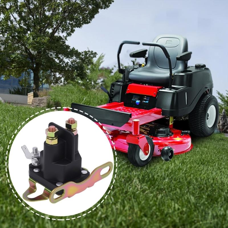 Universal Replacement Starter Solenoid Suitable With Various Mower Models For Consistent Starting Performances And Longevity
