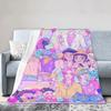 K-Pop Group 'Demon Hunter' Warm And Soft Sofa Blanket Flannel Nap Blanket Living Room Office Bedroom Cartoon Sofa Travel