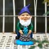 Garden Gnome Statues Outdoor Decoration Resin Solar Light Outdyoor Statue Led Garden Decoration Windproof Lamp Ornaments