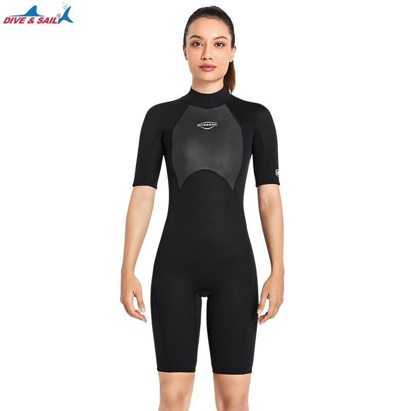 

Diving Suit 2MM Short-sleeved Thermal Large Size Snorkeling Swimming Cold-proof Surfing S