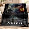 Alien blanket Flannel Blanket Soft Cozy Plush Throw for Sofa Bed Lightweight Home Decoration Outdoor camping