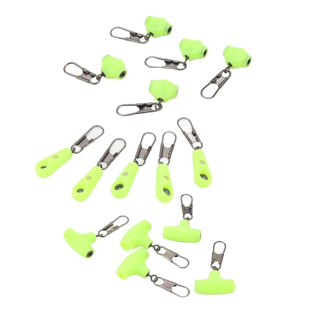 Fishing Line Sinker Slides Fishing Float Connector Green Low Resistance Float Connector Lure Line A