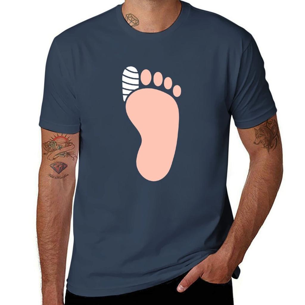 Funny Get Well Gift Broken Toe Fracture Tshirt Plus Size Outdoor Casual Top