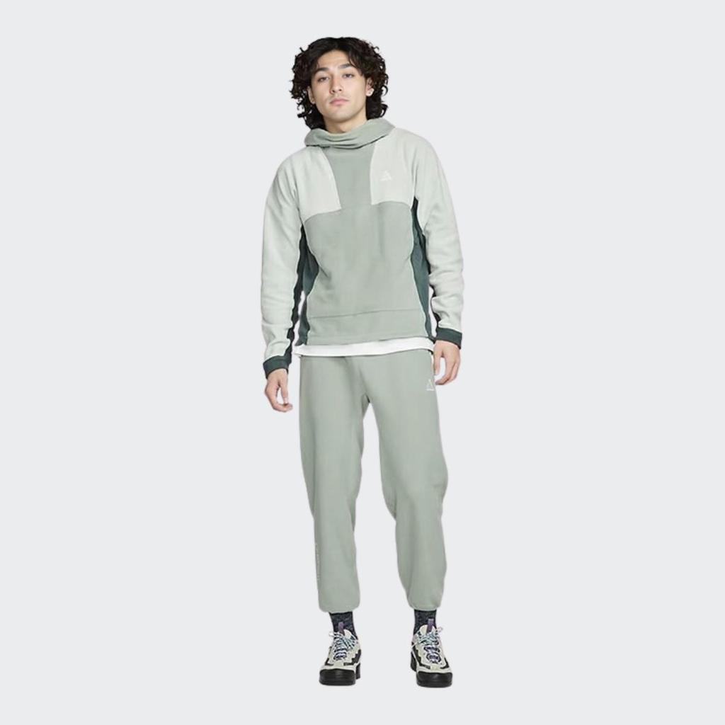 Nike ACG Wolf Tree Patchwork Logo Long Sleeve Hoodie Men Sweatshirt Mica-Green DQ5780-330