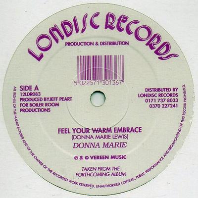 12inch Record DONNA MARIE - Feel Your Warm Embrace 12LDR083 Londisc Records 199- UK Reggae, Ska & Dub Used