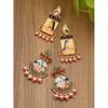Combo of 2 Gold Tone Padmavati Inspired Dangle Earring For Women