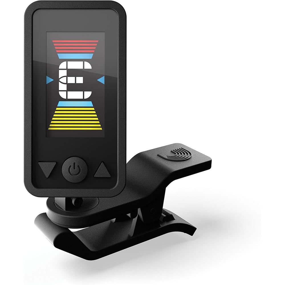 D'Addario Eclipse Tuner Chromatic Clip-On Tuner Full Color Display Black PW-CT-17BK