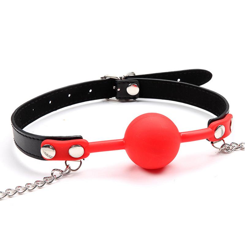 Silicone Ball Gag Mouth Plug Bondage Slave With Metal Nipple Clamps,Fetish Oral Sex Products Toys For Women Adult Games