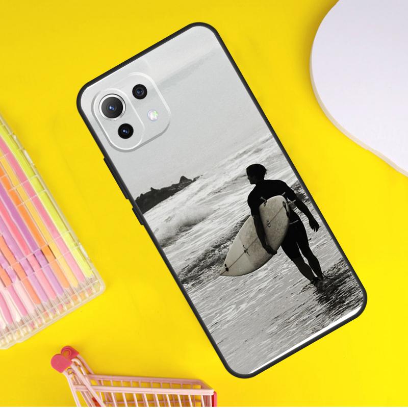 Surfer Surf Hang Loose Shaka Cover For Xiaomi 14 13 Ultra 11T 12T 13T 14T Pro POCO X7 Pro X3 X5 F3 F5 F6 M6 X6 Pro Case