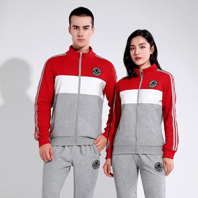 

Унисекс Повседневный Спортивный Костюм для Студентов и Пар - Весенне-Осенняя Форма для Бега L