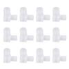 12Pcs Plastic Hose Barb Fitting 90 Degree L Right Angle Reducer Barbed Joint Adapter Elbow 16x20mm