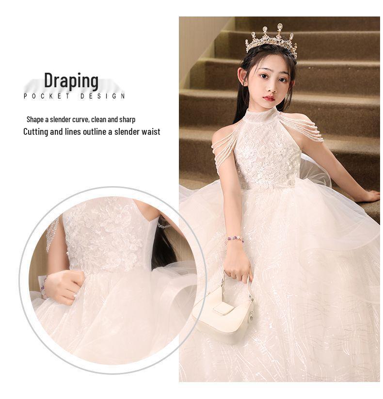 Girls' Princess Dress: Elegant Flower Girl and Birthday Gown for Special Occasions