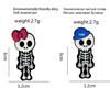 Trendy Punk Skull Brooch: Drip Oil Design for Girls & Boys, Perfect Friendship Badge Ornament