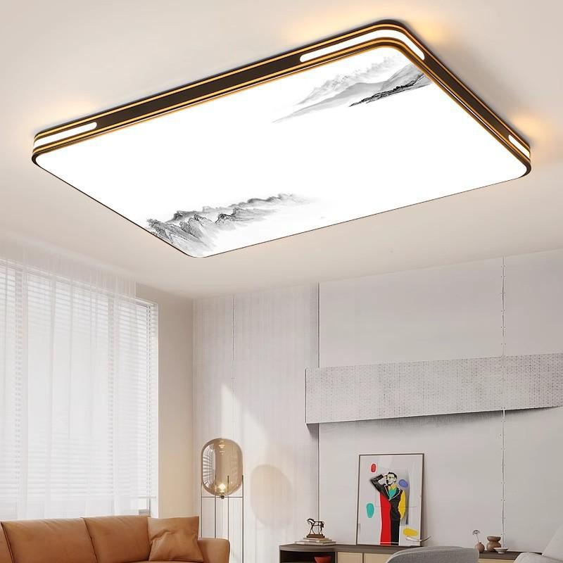 2025 LED Ceiling Light: Bright Core Design for Living, Bedroom, Study, and Dining Rooms, Wrought Iron Fixture