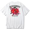 Seupeullaesikodeu White Short Sleeve T-Shirt - Cherry Jam