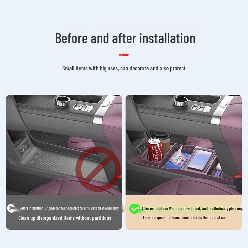 Chery ICAR 26 V27 Center Console Multi-functional Storage Organizer Box