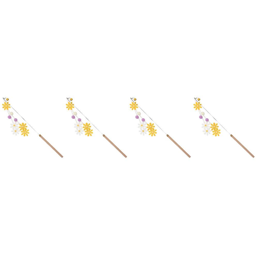 4pcs Funny Cat Teaser Toy for Kitten and Household Play