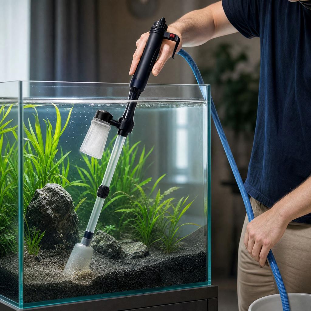Aquarium Changer with US Plug for Cleaning and Replacement