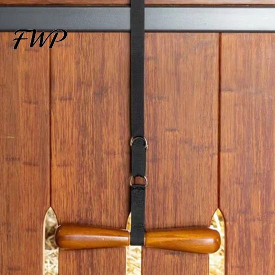 Lightweight Saddle Rack 1/2Pcs Horse T-Shaped Hanger, Heavy Duty with Hanging Support Strap, Space-Saving Holder Stand for Stables, Barns, Shows