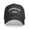 Baseball Cap Azerbaijan EST Independence Day Unisex Women Unisex Hip Hop Sandwich Caps Snapback Golf Hat Fishing