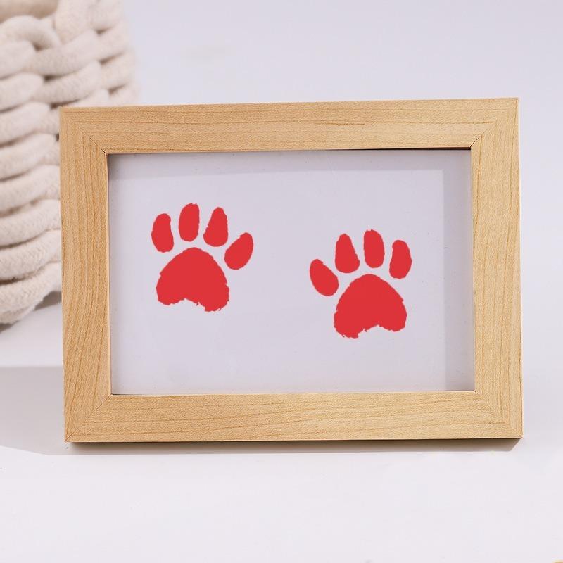 Pet Paw Print Memorial No Wash Ink Pad For Dog Cat Footprint Souvenir Frame