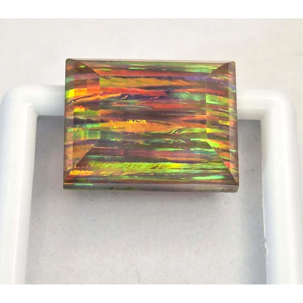 Baguette Cut Natural Fire Opal Australian 11-13 Ct Beautiful Loose Gemstone