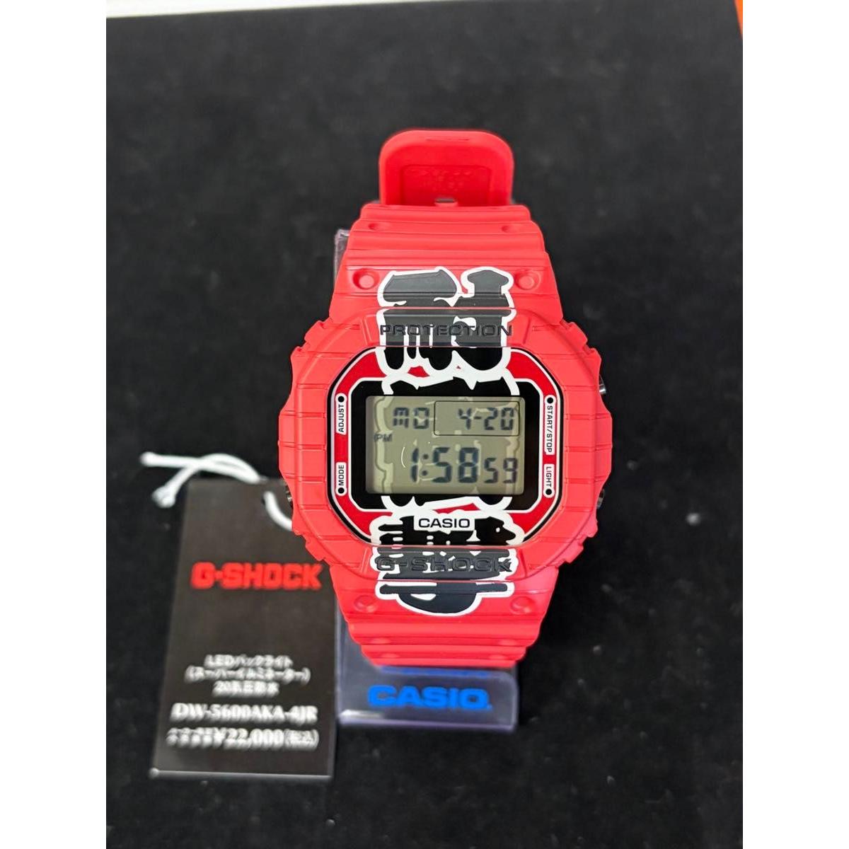 New G-SHOCK G-Shock Limited Red Lantern Motif - Shockproof - DW-5600AKA-4JR