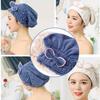 Fast Drying Hair Drying Caps Extrame Soft Ultra Absorbent Microfiber Thick Portable Cute Hair Towel Caps Towel Turban Wrap For Wet Hair Knot Dry Cap