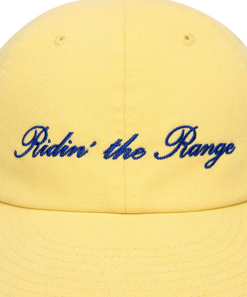 LEE Small Lettering Cotton Ball Cap Lemon