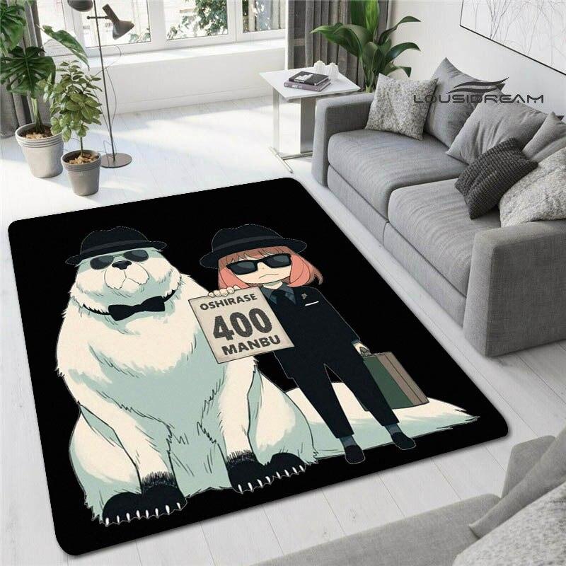 

spy x family аніме принт килим дитячий килим вітальня спальня красивий нековзний килим реквізит для фотографії подарунок на день народження 50x80cm