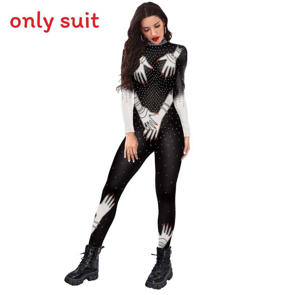 Streetwear Leggings With 3d Digital Print For Dance Performance And Party Fun