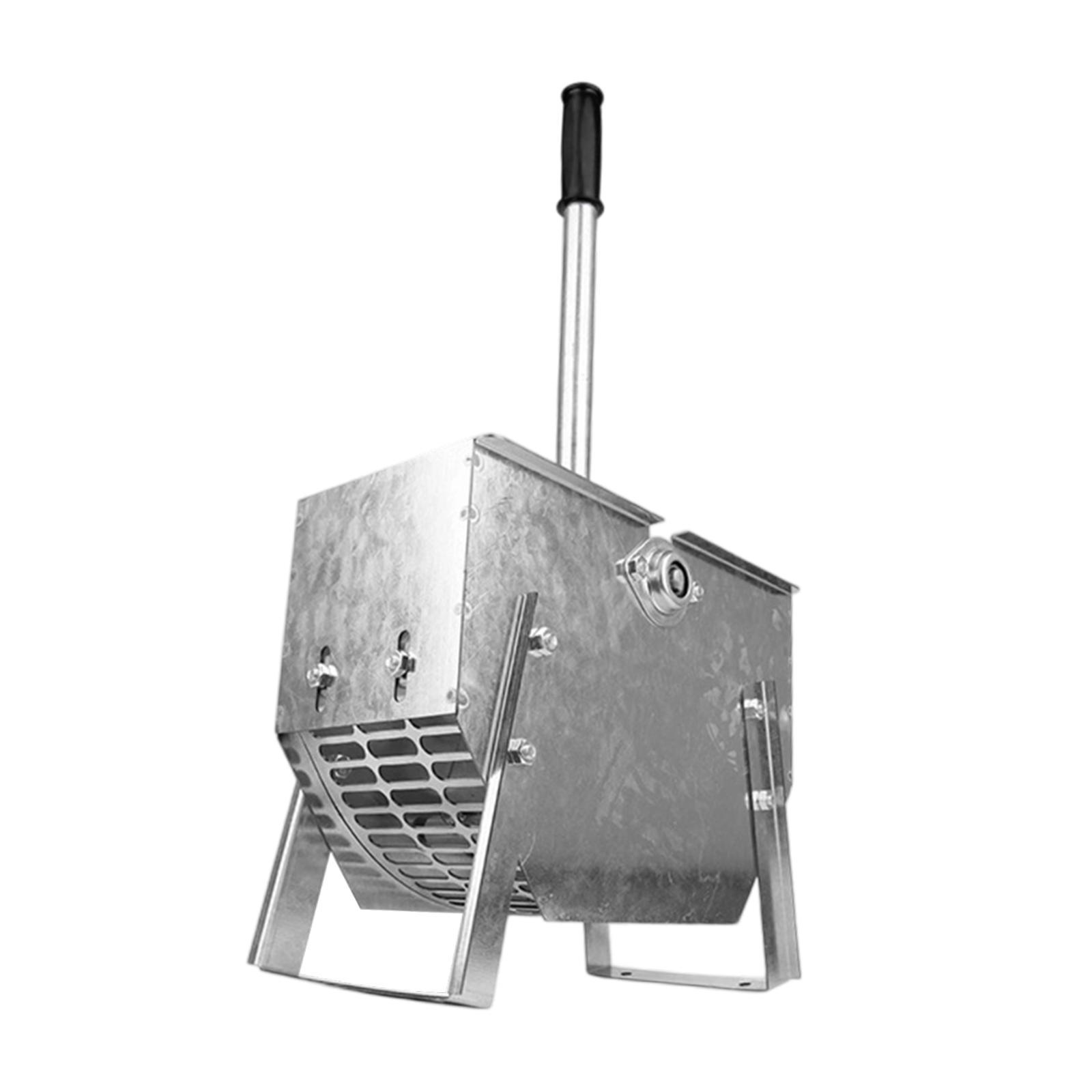 Hand Peanut Sheller Machine Ergonomic Handle Quick Easy Separation Manual Peanut Peeling Machine for Home Restaurants Factory серебряный