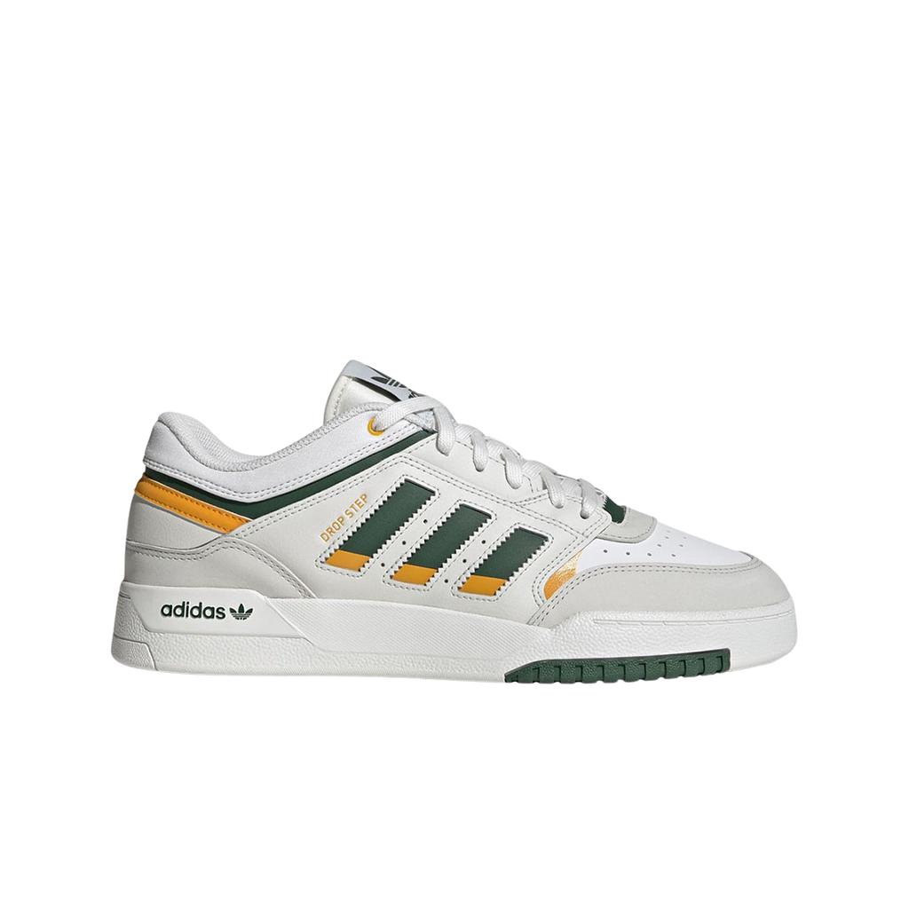 Adidas Drop Step Low Crystal White Dark Green