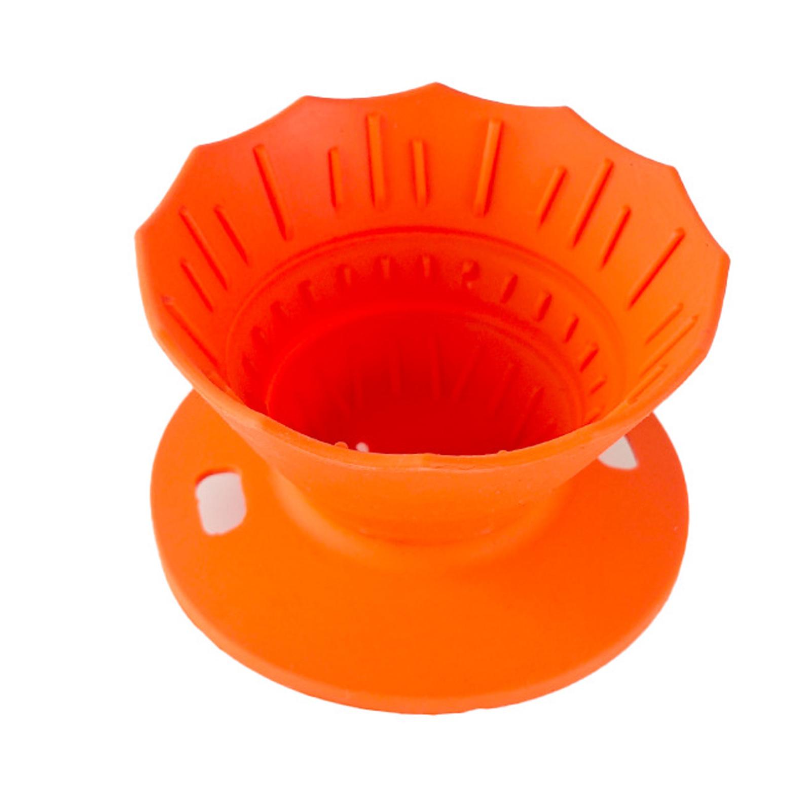 

Удобный фильтр для кофе пуровер, простой в использовании, дриппер для кофе, инструмент для заваривания кофе, фильтры для ручного капельного заваривания кофе оранжевый