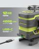 LasGoo 16 Green Laser Beam Laser Tool with Horizontal and Vertical Ideal for Construction and with Magnetic Pivot Bracket LG-4D 4x360° Level,