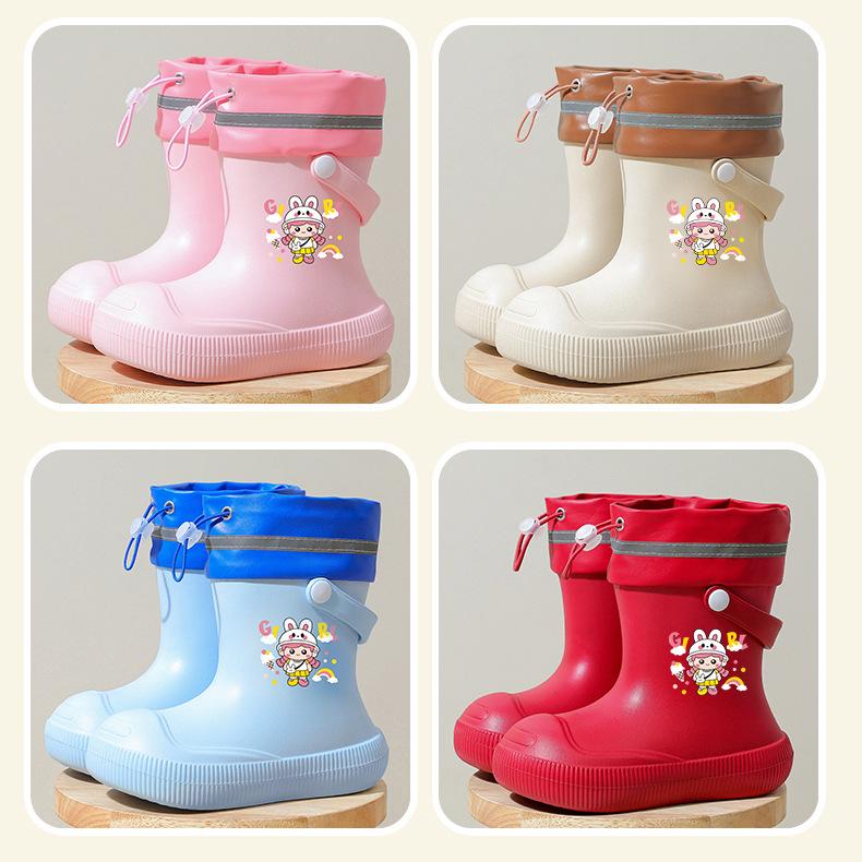 Non-slip Waterproof Rain Boots for Kids - Cute and Durable for Toddlers, Babies, and Children