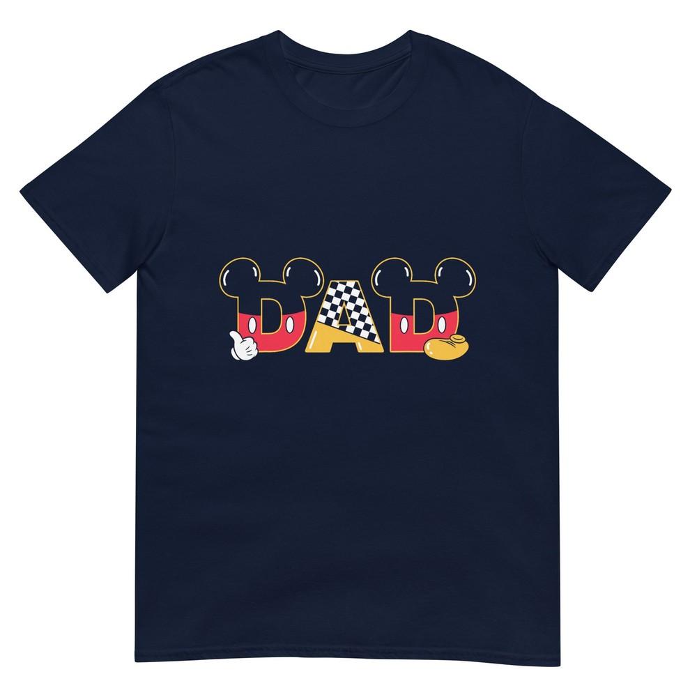 Mickey And Friends Fathers Day Dad Mickey Letters TShirt S