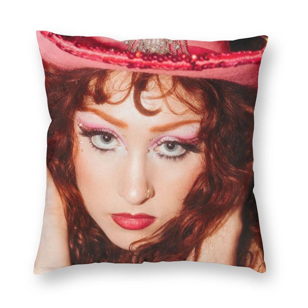 Chappell Roan Midwest Princess Pillowcase Printed Fabric Cushion Cover Decor Throw Pillow Case Cover Home Zipper 40X40cm